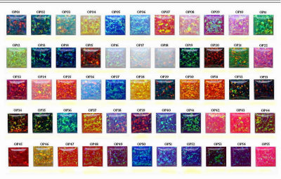  Opal Color Charts