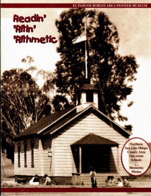 Cover of book about Paso Robles one-room schools