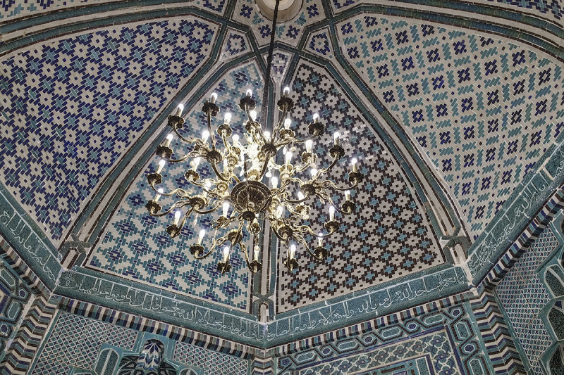 Mausoleum dome, Shah-i-Zinda, Samarkand