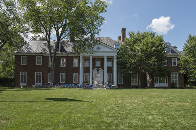 Portico and Lunar Lawn