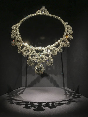 'Spectacular' exhibit, diamond bib necklace