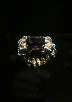 'Spectacular' exhibit, amethyst ring