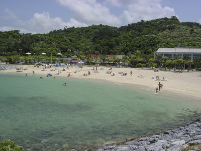 Beach in Yomitan Village