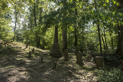Cemetery in the national park