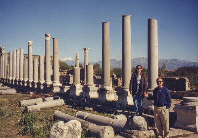 Perge ruins and us