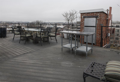 Penthouse, rooftop patio