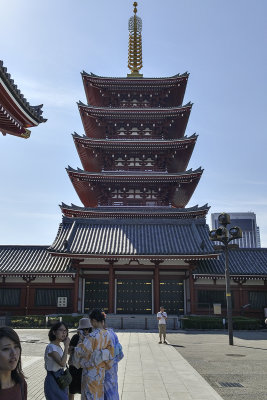 Pagoda adjacent to Sensō-ji, Tokyo