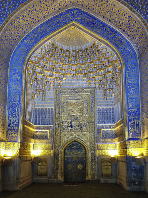 Mosque, Tilya-Kori Madrasah, Samarkand