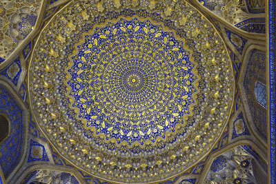 Mosque dome, Tilya-Kori Madrasah, Samarkand