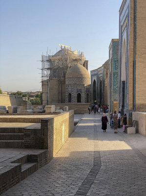 Restoration, Shah-i-Zinda, Samarkand