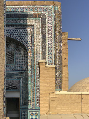 Tiled angles, Shah-i-Zinda, Samarkand