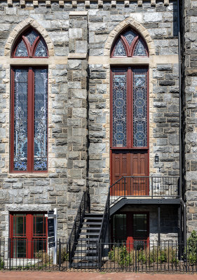 Windows and doorway