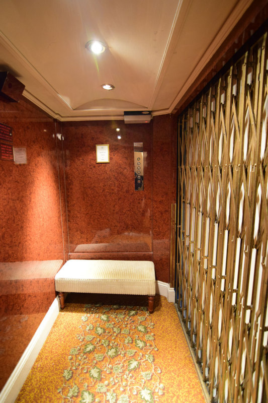 Colonnade elevator
