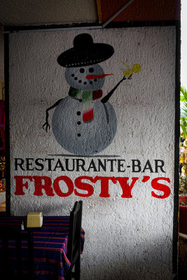 Frosty is good, because it's hot and humid.