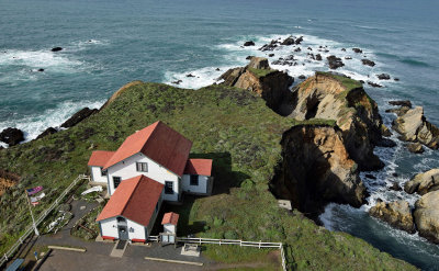 Point Arena Lighthouse - view from the top