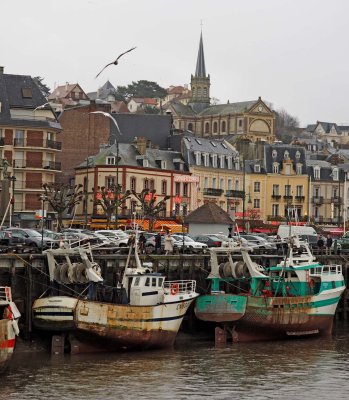 Trouville harbor.