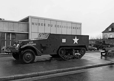 Truck used on the Normandy landing battle. 