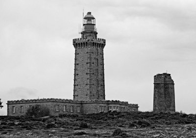 The Cap Frehel lighthouse.