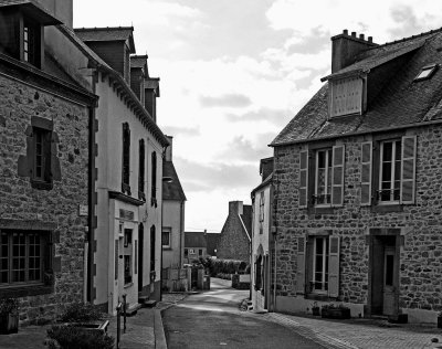 Crozon City, west part of Bretagne. 