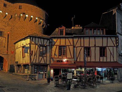 Vannes in the evening. 