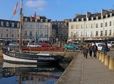 Vannes, the harbor.