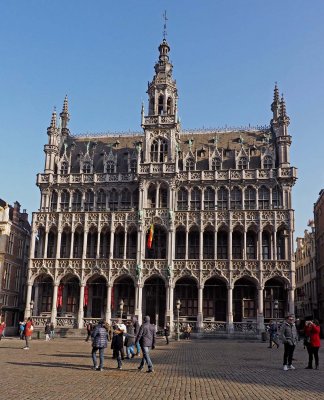 Brussels, la Grand Place; the Museum of the City of Brussels located in the Maison du Roi. 