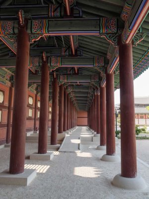 Gyeongbokgung Palace; the wood construction.