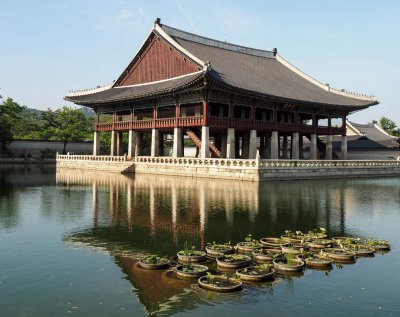 Seoul; inside the Gyeongbokgung Palace.