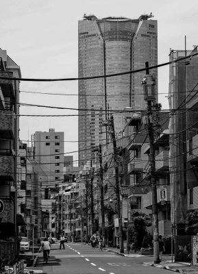 Streets near Tokyo Tower.