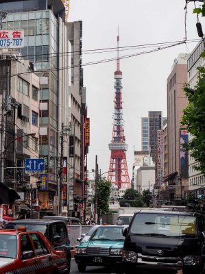 Near Tokyo Tower.