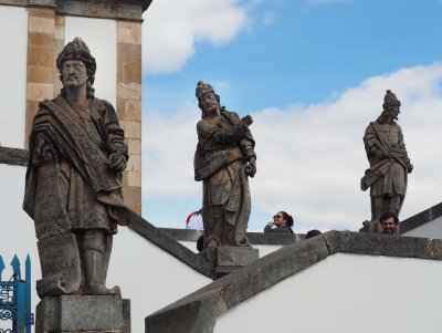 Aleijadinho's prophets sculptures. 