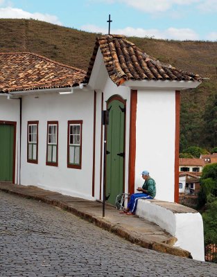 Ouro Preto: Getúlio Vargas street.