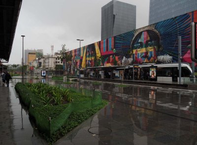 Rio downtown; harbor area.