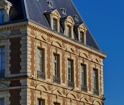 The Chateau de Sceaux, lateral view.
