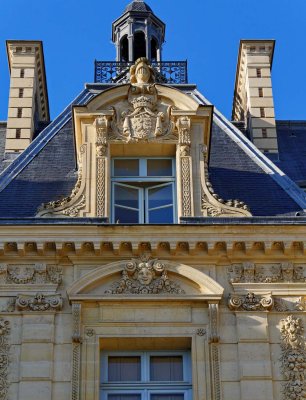 The Chateau de Sceaux; wall detail.