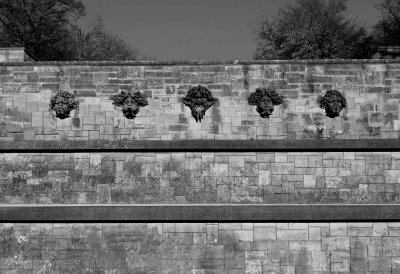 The Parc de Sceaux; fountain detail. 