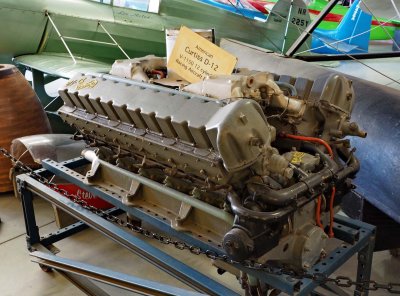 The D-15 Curtiss propeler engine V-12.