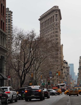 NYC, the Flatiron building, the first NY skyscraper. 
