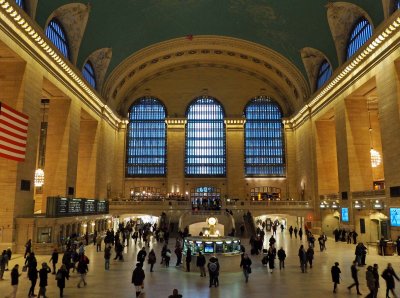 NYC, inside the Grand Central Terminal.