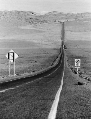 Road between Antofagasta and San Pedro de Atacama. 