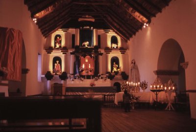 Interior of the church.