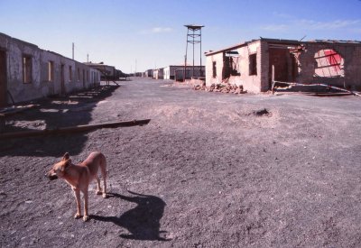 The ghost town Chacabuco.