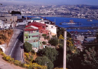 Valparaiso, old part of the town.