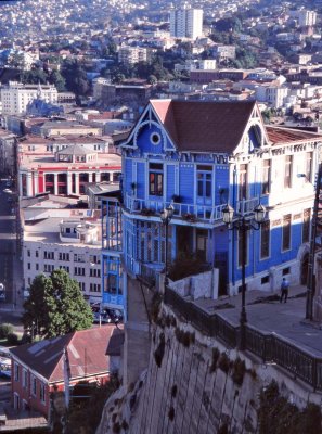 Valparaiso, old part of the town.