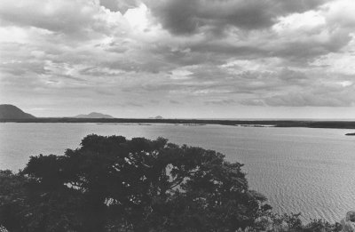 The beautiful Lagoa da Conceição can be seen almost all the time.