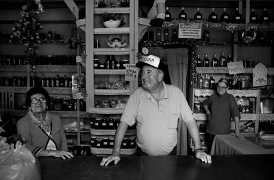 Mr. Sidinei; small grossery store at Taquaras.