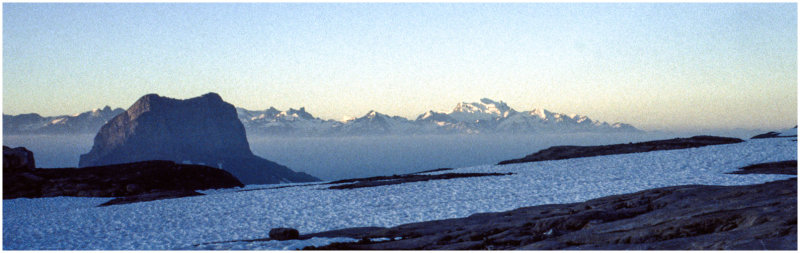 view from Cabane Prarochet