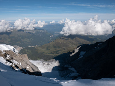 view from Jungfraujoch