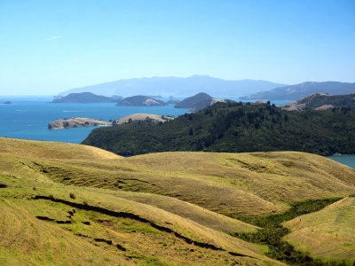 Famous view from south of Coromandel town