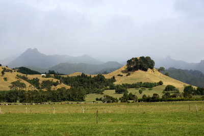 Pinnacles in the distance